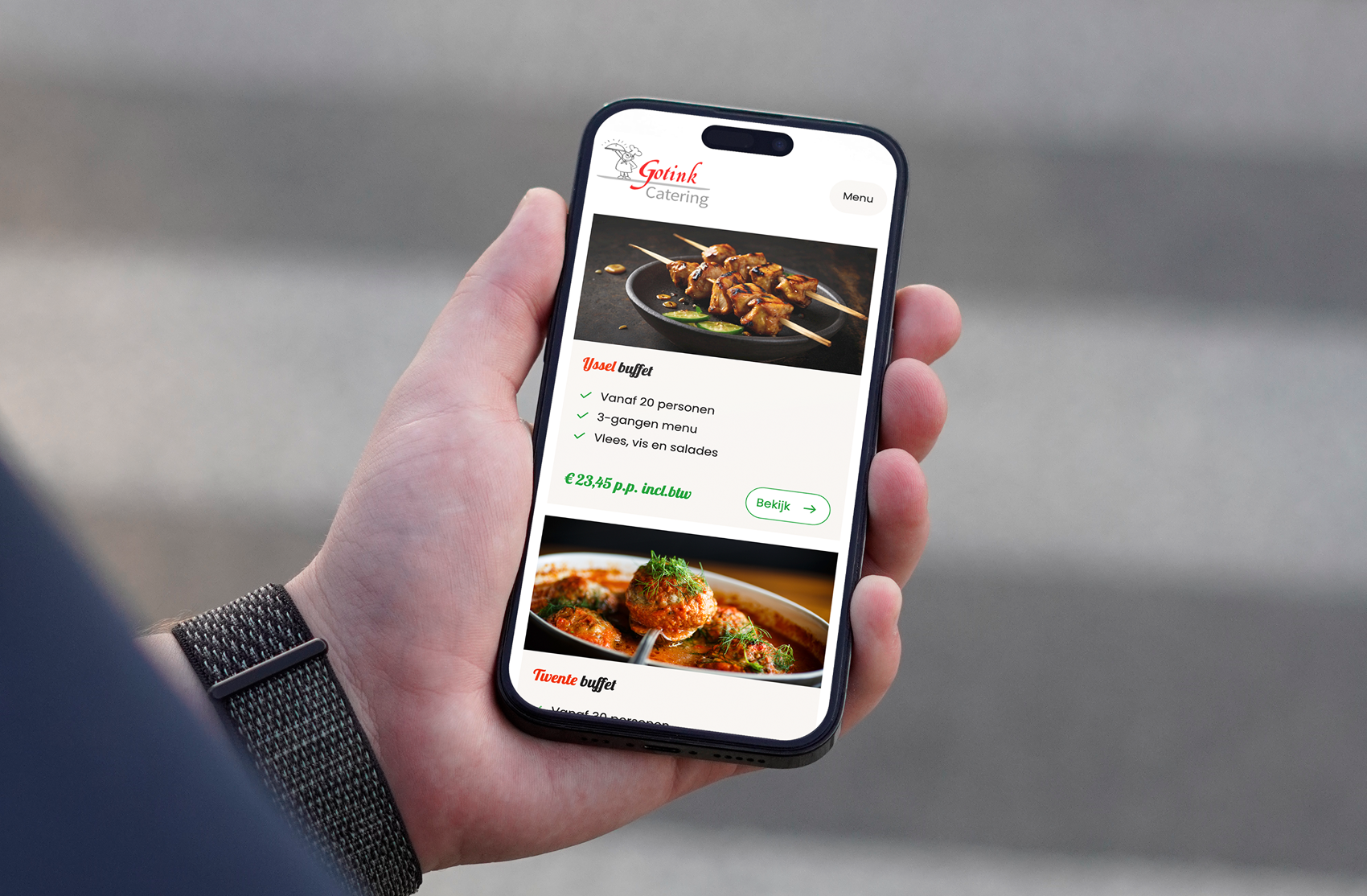 gotink catering deventer website