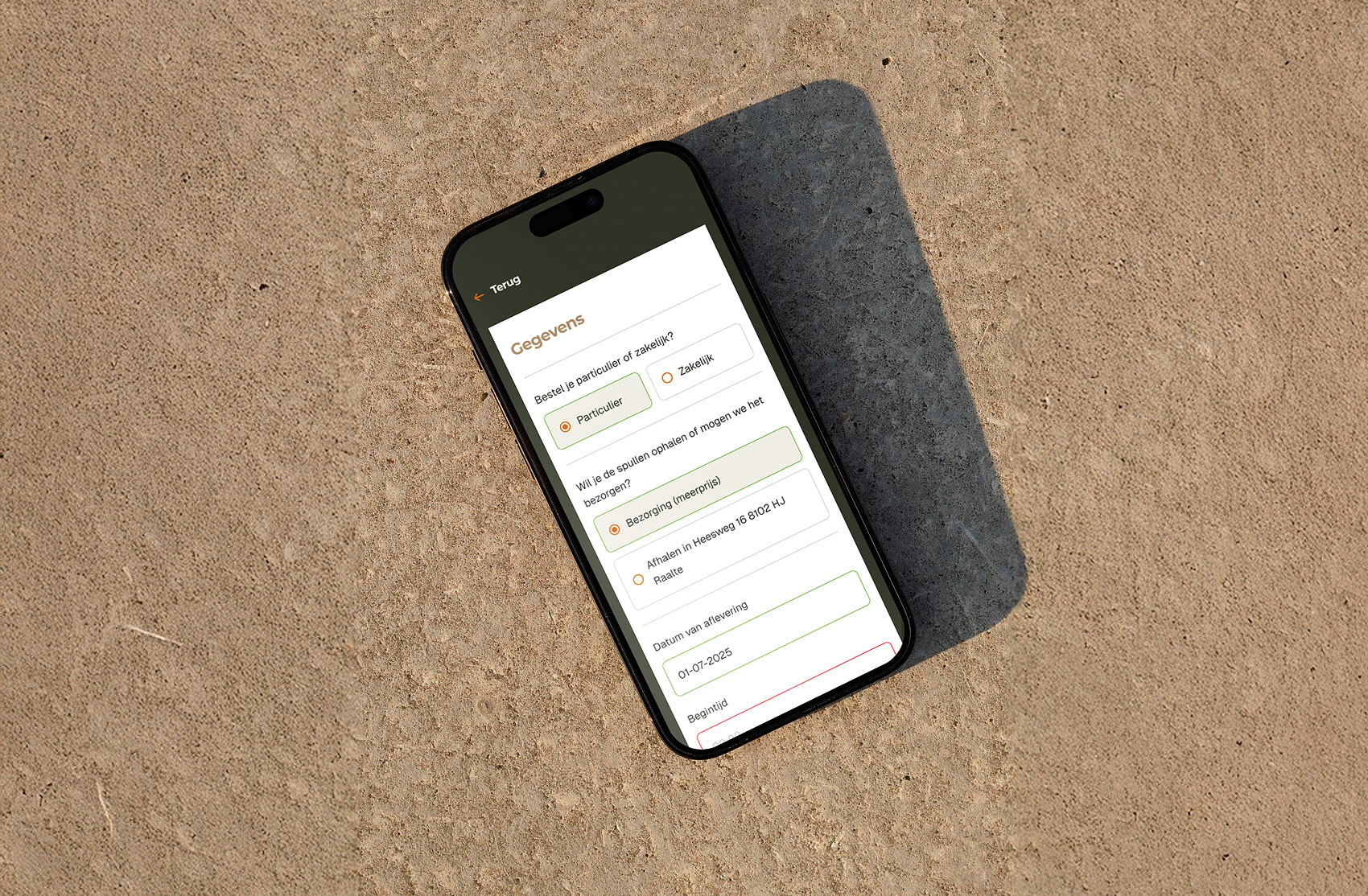 dutch horeca group website ontwerp